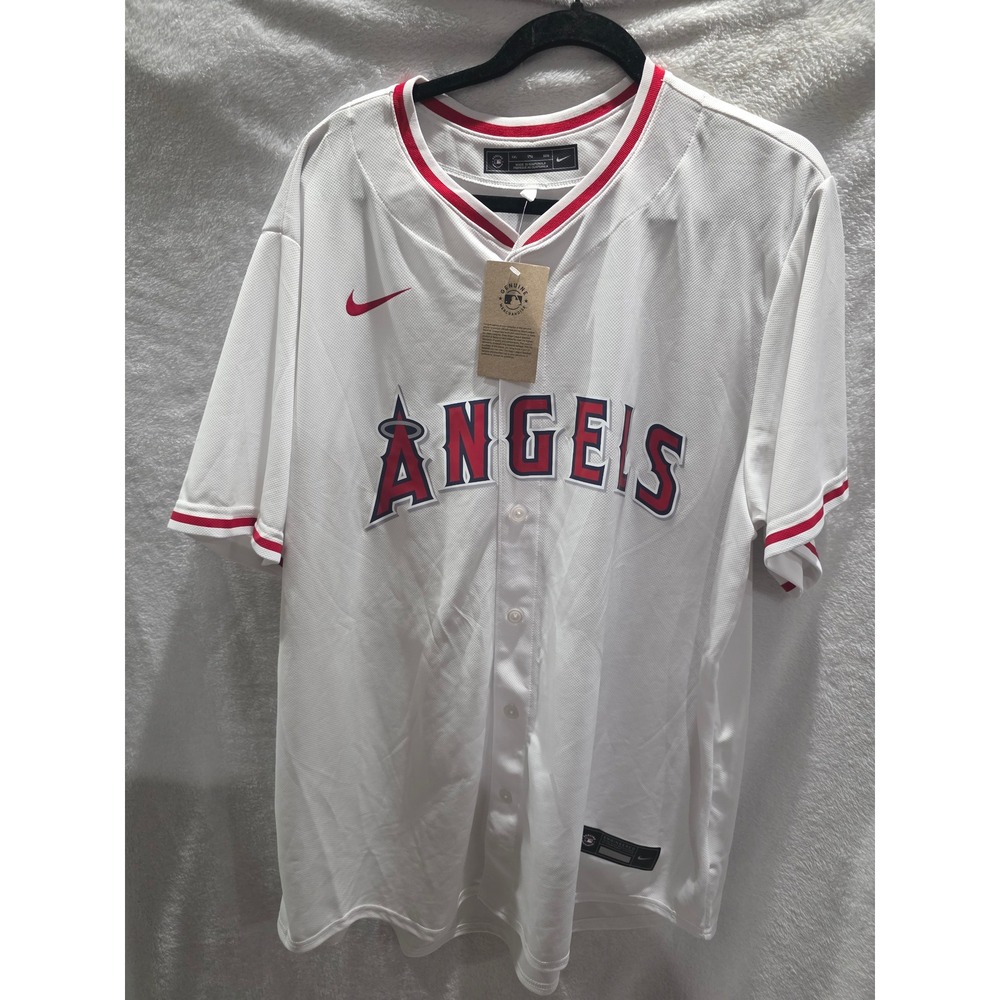 NWT Nike Los Angeles Angels MLB Baseball Home Jersey Genuine Merchandise Men XXL
